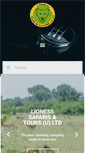 Mobile Screenshot of lionesssafaris.com